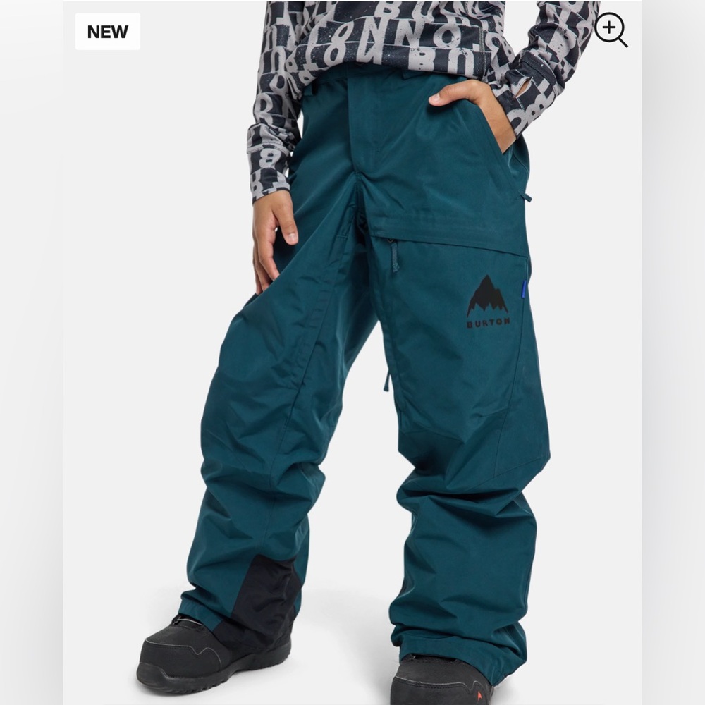 🩵Burton Turquoise Girls Youth Adjustable Waist and Length Ski/Snowboard Pants